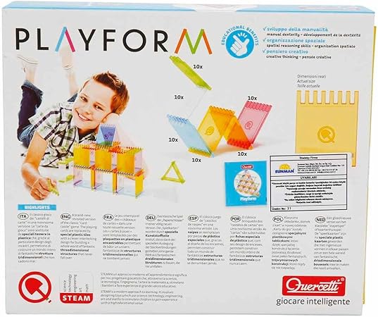 Quercetti-0340 PlayForm-Building & Construction Toys, House of Cards