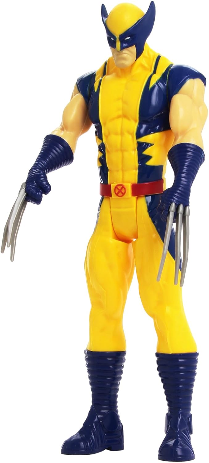 Hasbro, Action Figures Marvel X-Man Wolverine Titan Hero Series Altezza 30cm Snodato