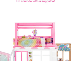 Barbie - Playset con Bambola e Casa a 2 Piani