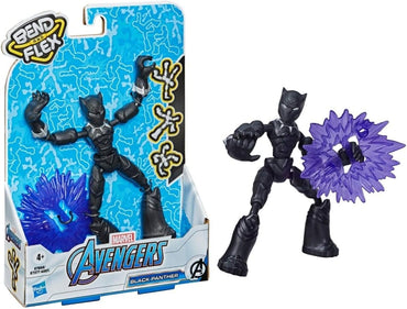 Hasbro Marvel Avengers - Black Panther Bend And Flex (Action Figure Flessibile 15cm)