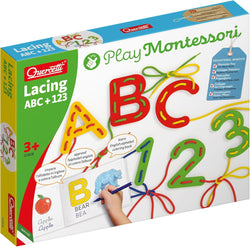 Quercetti 2808 ABC +123 - Lacing Game