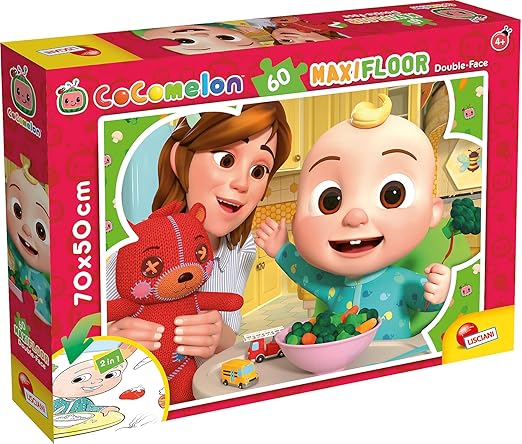 Liscianigiochi Cocomelon DF Maxifloor 60-Let'S Nap, Multicolore, 91072