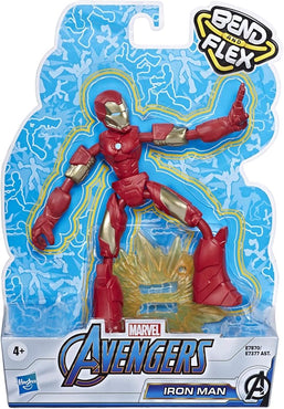 Hasbro Marvel Avengers - Iron Man Bend And Flex (Action Figure Flessibile 15cm)