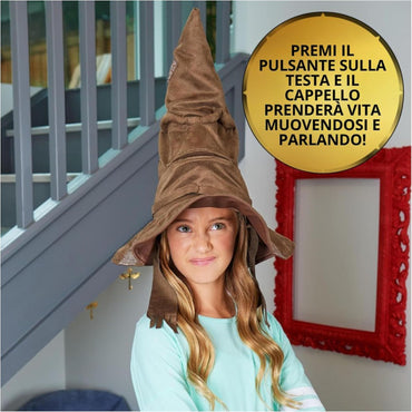 Wizarding World | Cappello Parlante Interattivo di Harry Potter | Voce originale dei film di Harry Potter