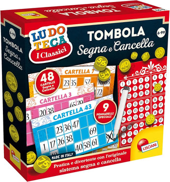 Tombola Segna e Cancella Ludoteca Lisciani