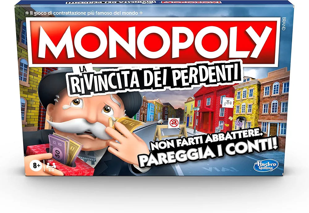 Monopoly Hasbro, Rivincita dei Perdenti (Gioco in Scatola, Hasbro Gaming), 2-6 Giocatori