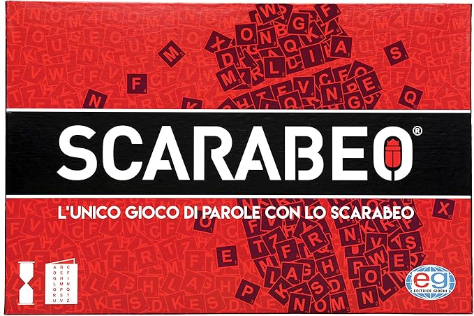 Spin Master Scarabeo Classico, Edizione Precedente, Giochi da Tavolo, Gioco di Parole in Scatola, Gioco di Società per Famiglia e Amici, da 2 a 4 Giocatori, 8+ Anni