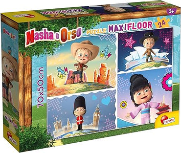 Lisciani Giochi - Masha Puzzle Maxifloor 24, È Fantastico!