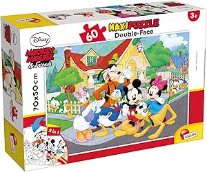 Liscianigiochi Mouse & Friends Disney Puzzle Supermaxi 60, Mickey