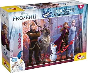 Liscianigiochi 2 Disney Frozen Puzzle DF Supermaxi, 108 Pezzi