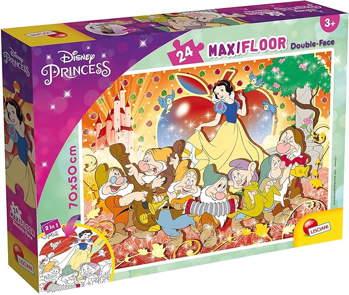 Liscianigiochi - Disney Puzzle DF Maxi Floor 24 Biancaneve Puzzle per Bambini