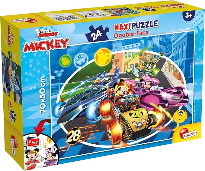 Liscianigiochi Disney Puzzle Supermaxi 24, Mickey