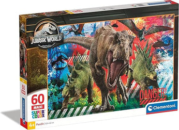 Clementoni Jurassic Park/World Puzzle, 60 maxi pezzi