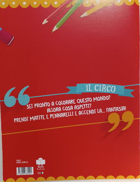 Libro per Bambini 16 Pagine da Colorare - Il Circo