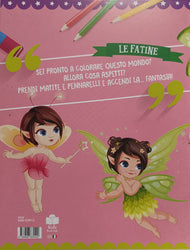 Libro per Bambini 16 Pagine da Colorare - Le Fatine