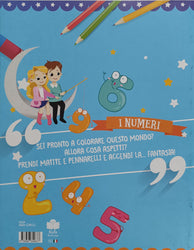 Libro per Bambini 16 Pagine da Colorare - I Numeri