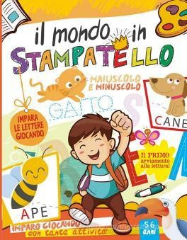 Libro Didattico - Il Mondo In Stampatello - 48 Pagine