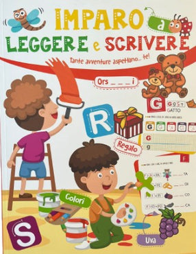 Libro Didattico - Imparo a Leggere e Scrivere - 96 Pagine