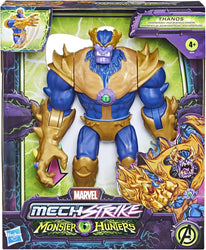 Marvel Avengers Mech Strike, Monster Hunters, Monster Punch Thanos, Action Figure Deluxe in Scala da 22,5 cm, Giocattolo per Bambini e Bambine dai 4 Anni in su