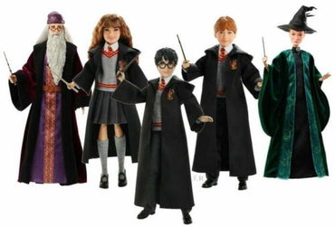 Set 5 Personaggi Harry Potter 30cm