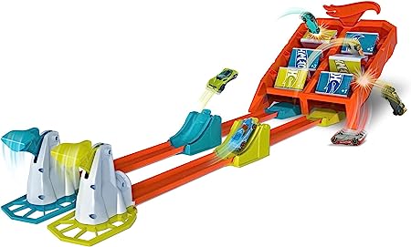 Hot Wheels Pista Lanciatore Infernale, Playset per Macchinine con Veicolo Incluso, Gioco per Bambini di 4 + Anni, GBF89