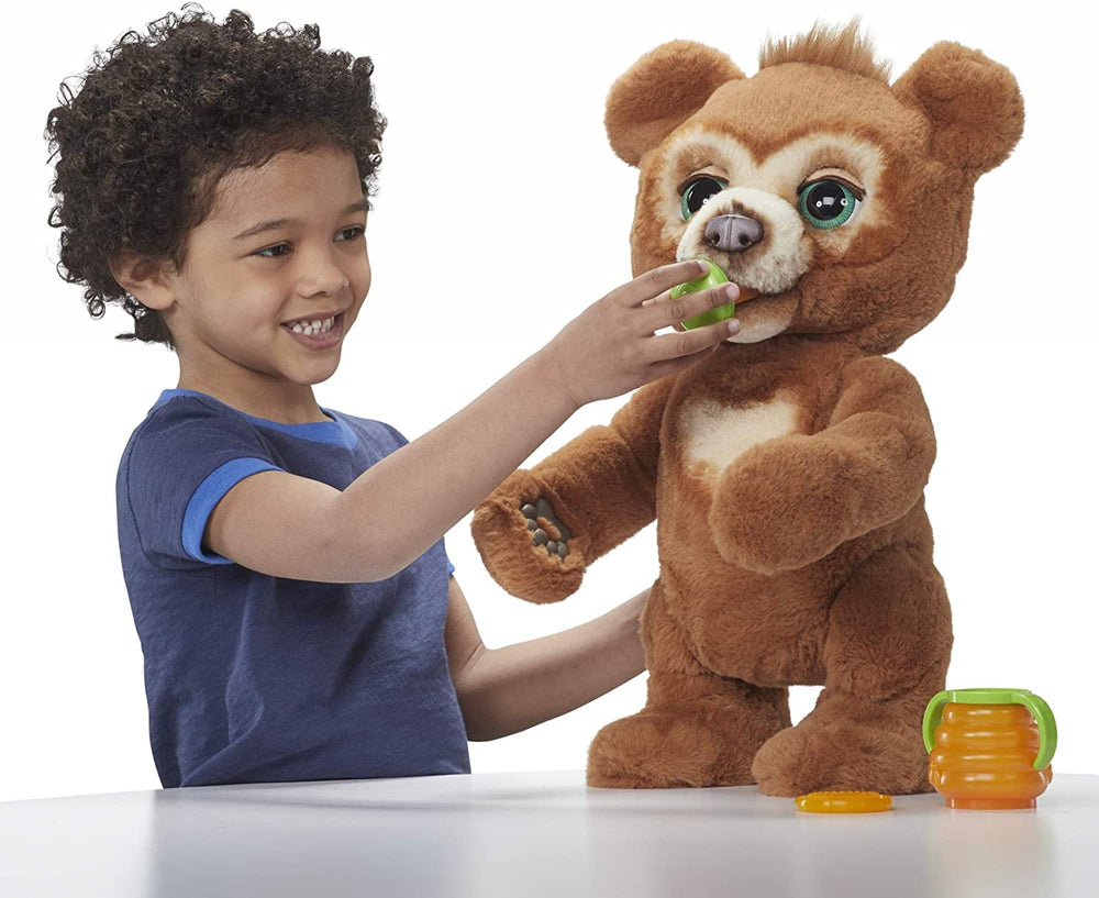 Hasbro FurReal - Cubby, il mio Orsetto Curioso, Cucciolo di Peluche Interattivo, per Bambini dai 4 anni in su