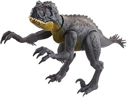 Jurassic World Scorpios Rex - Action Figure Stinger Dino Squartatore, con Movimenti e Suoni, dai 4 Anni in su, HBT41